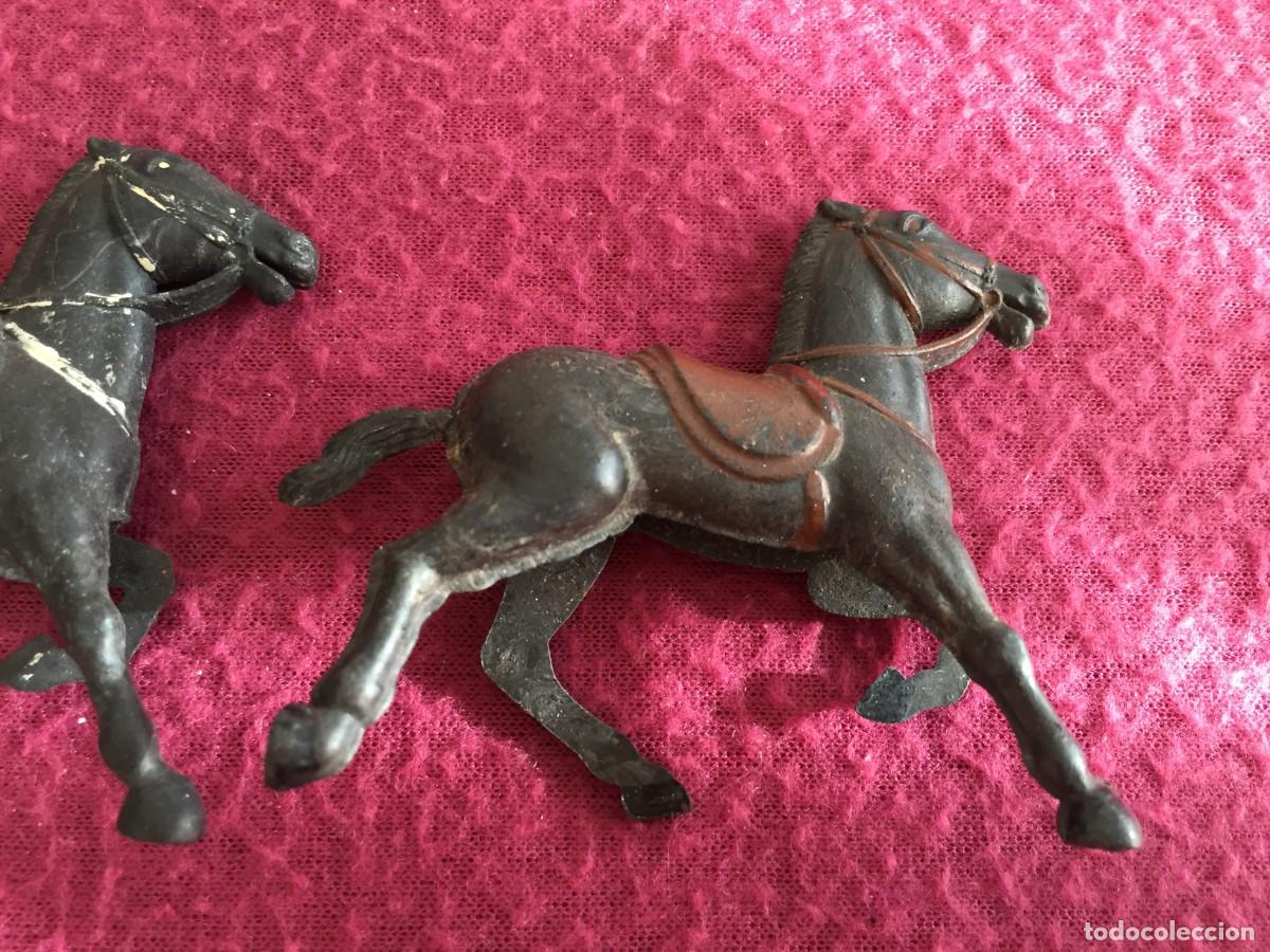 Figuras de goma y PVC: 2 Antiguos Caballos de Reamsa - Foto 4
