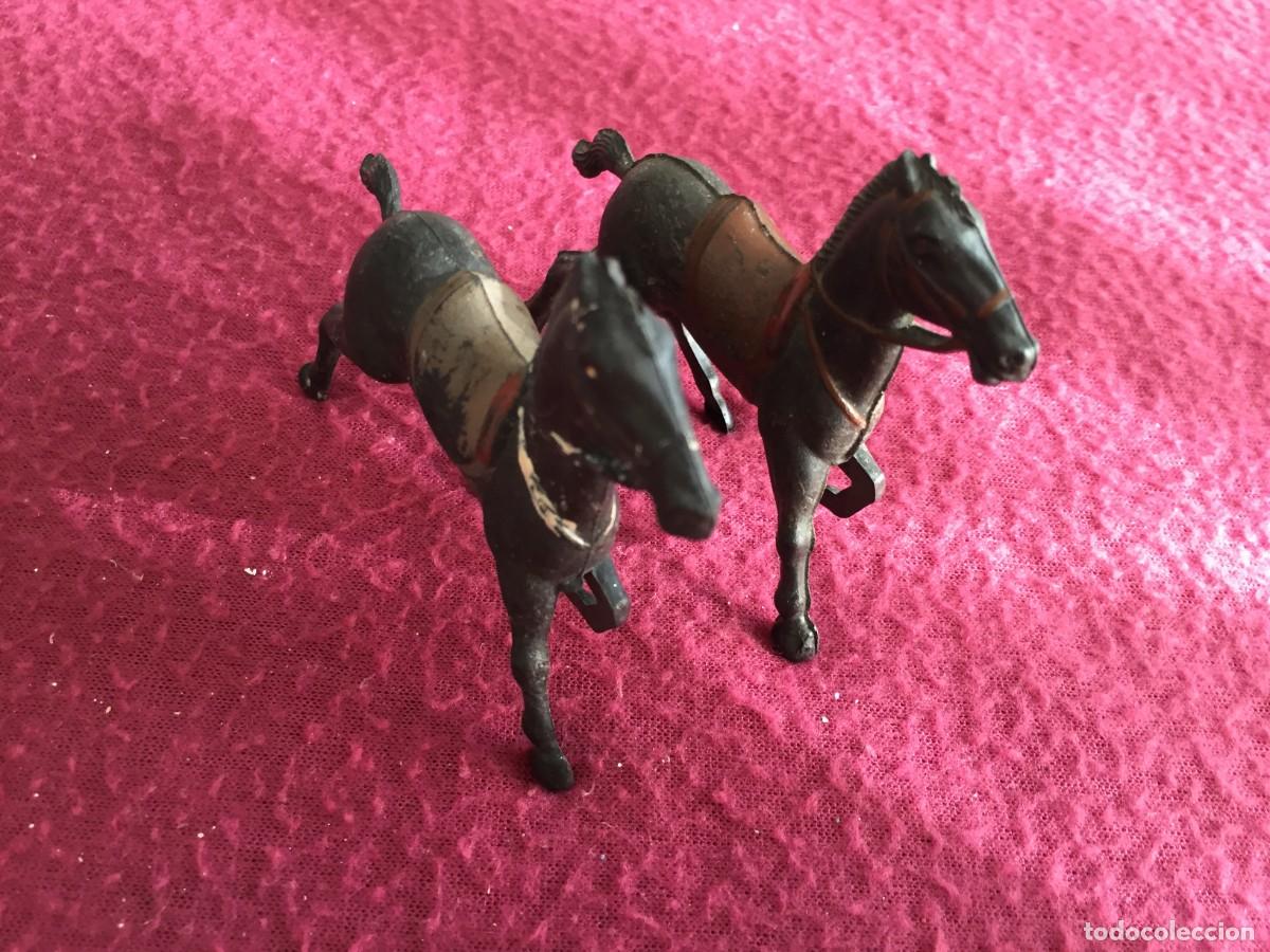 Figuras de goma y PVC: 2 Antiguos Caballos de Reamsa - Foto 5