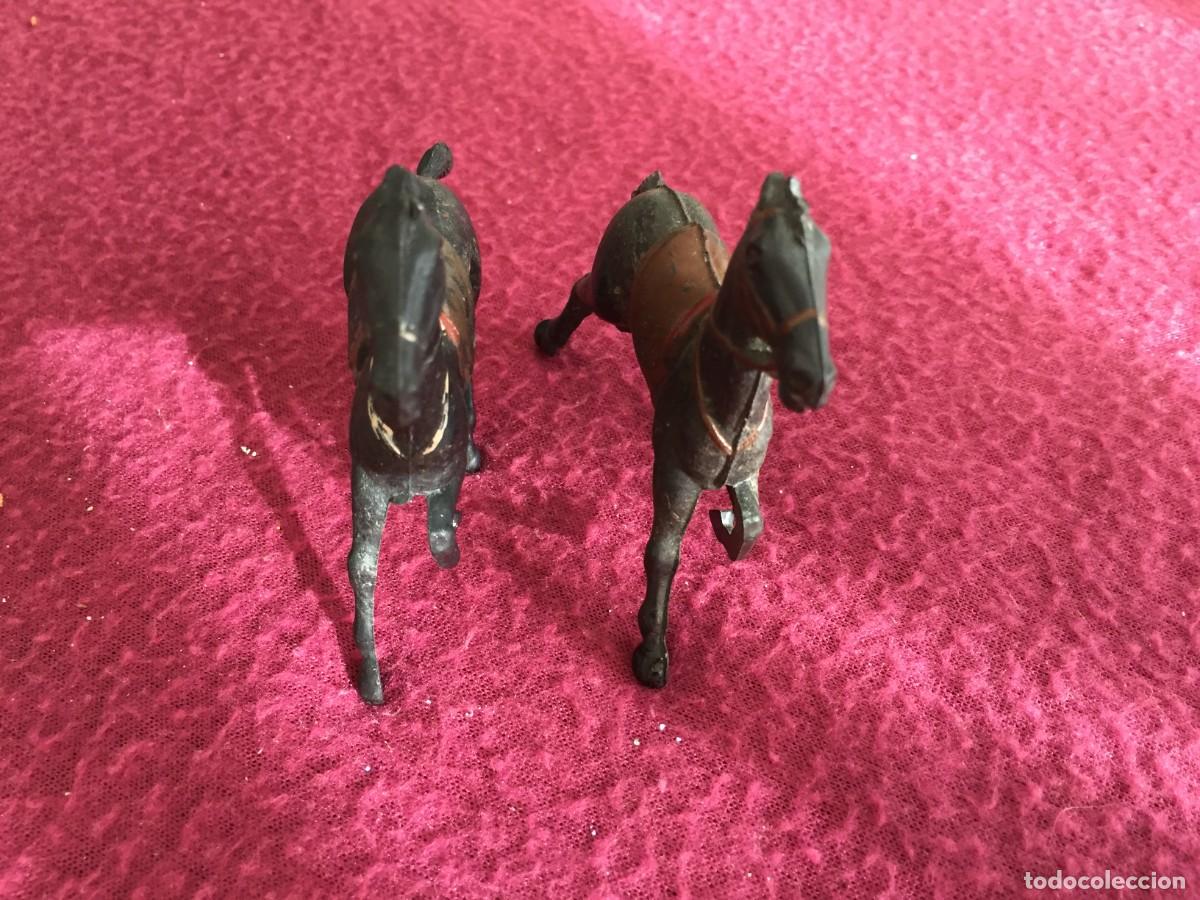 Figuras de goma y PVC: 2 Antiguos Caballos de Reamsa - Foto 6