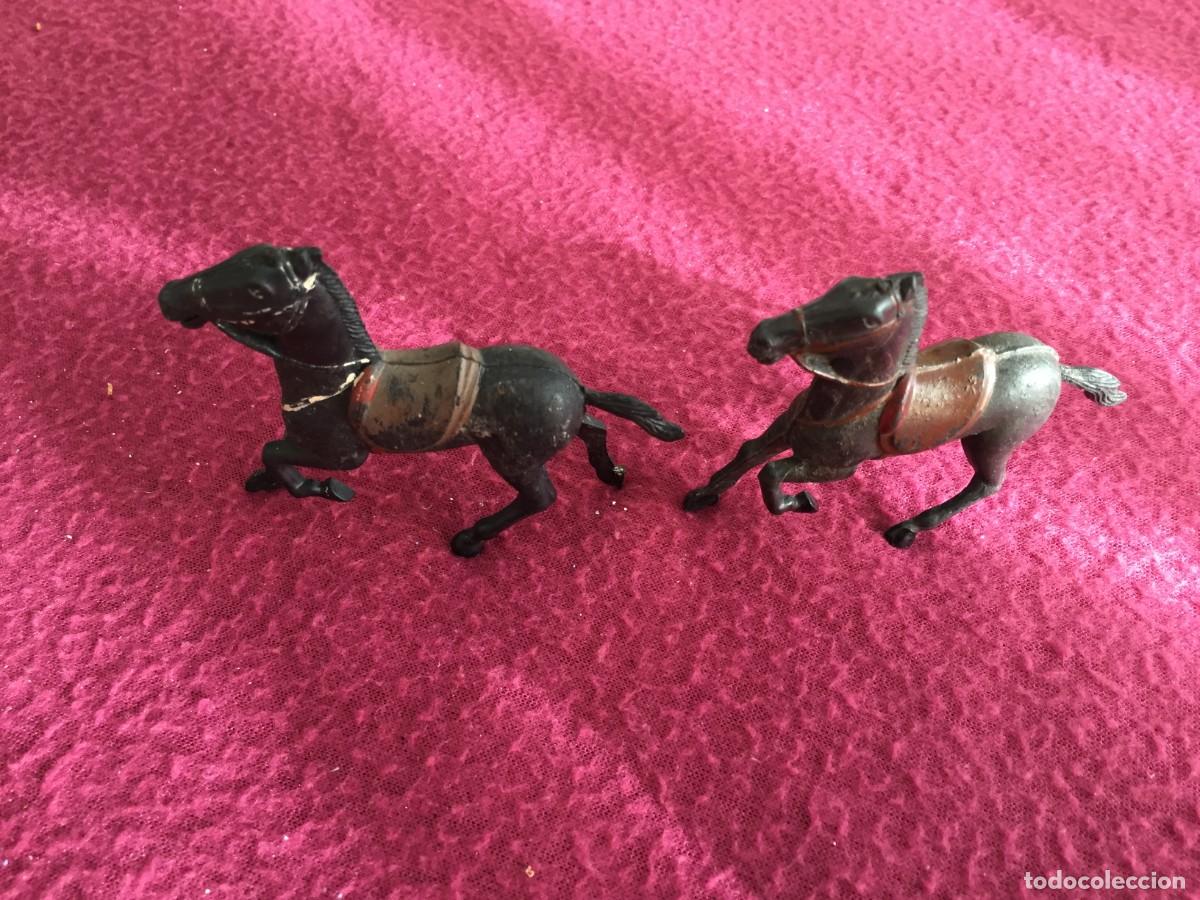 Figuras de goma y PVC: 2 Antiguos Caballos de Reamsa - Foto 7