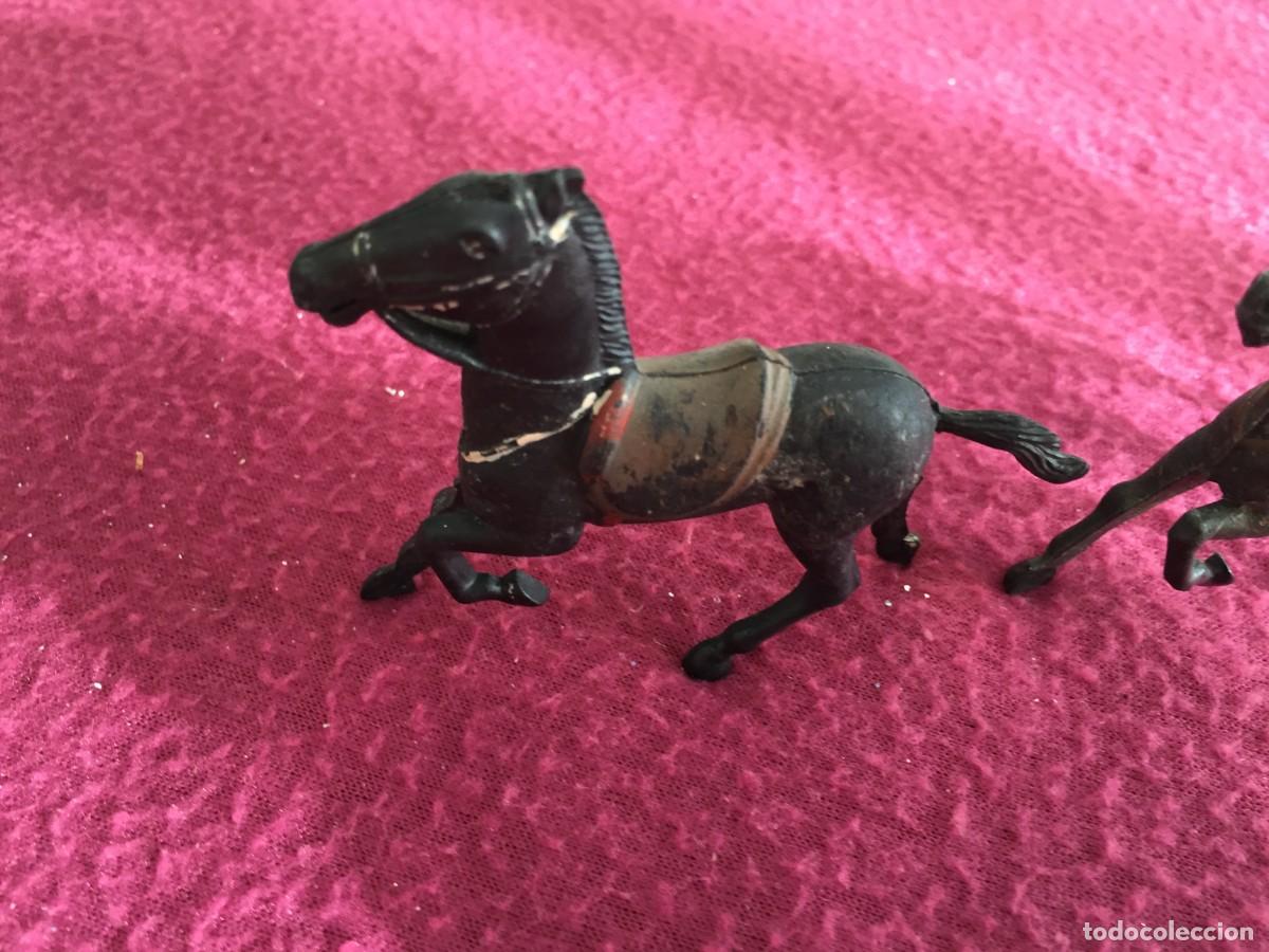 Figuras de goma y PVC: 2 Antiguos Caballos de Reamsa - Foto 8
