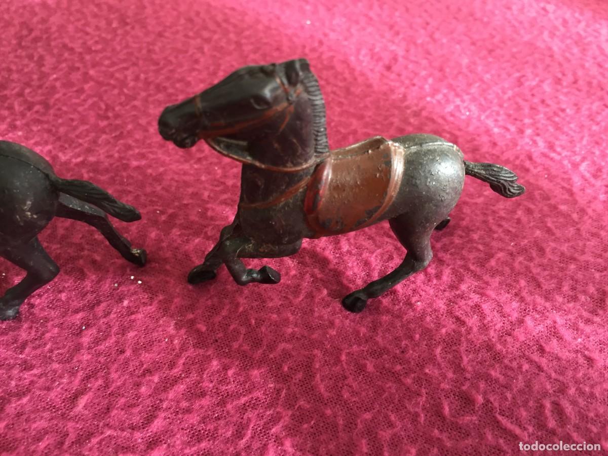 Figuras de goma y PVC: 2 Antiguos Caballos de Reamsa - Foto 9