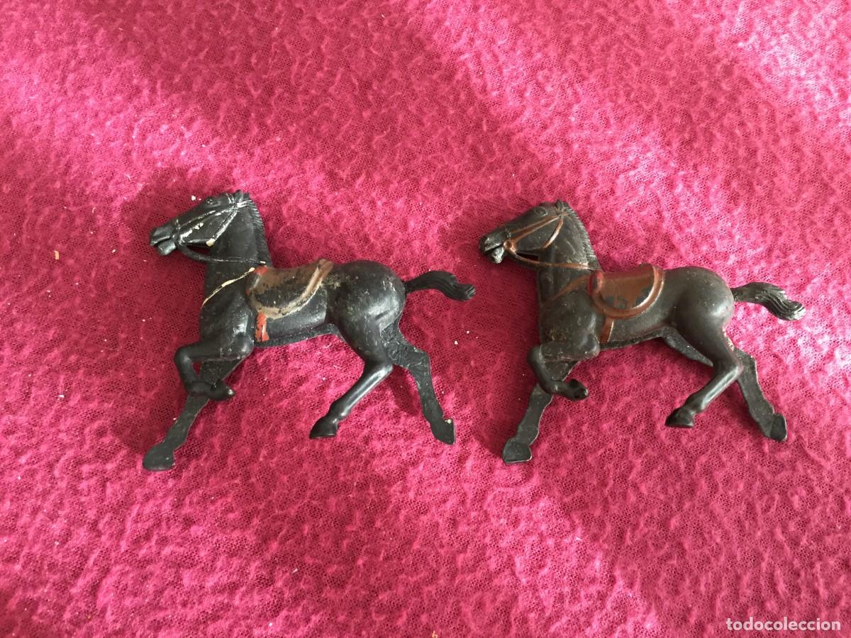Figuras de goma y PVC: 2 Antiguos Caballos de Reamsa - Foto 10