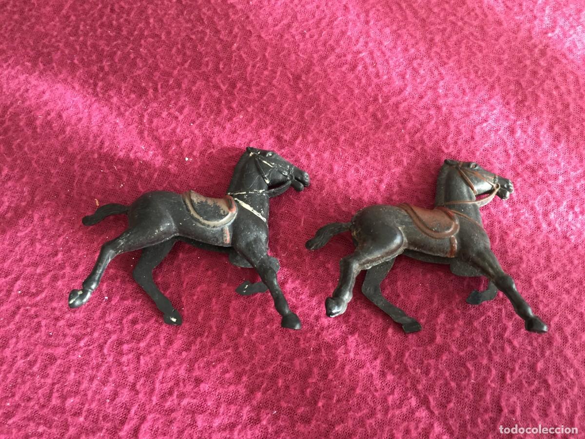 Figuras de goma y PVC: 2 Antiguos Caballos de Reamsa - Foto 11
