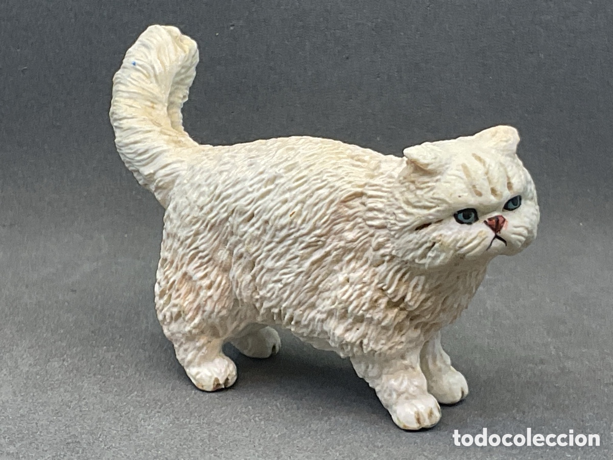 Figuras de Goma y PVC: FIGURA EN GOMA/PVC DE GATO PERSA. MARCA PAPO . MADE IN PORTUGAL. A&Ntilde;O 2016