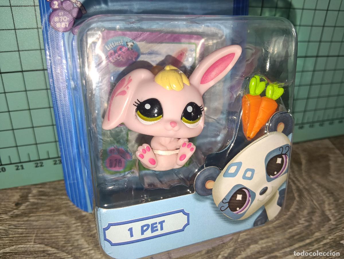 Figuras de Goma y PVC: Mu&ntilde;eco figura Littlest Pet Shop Conejo