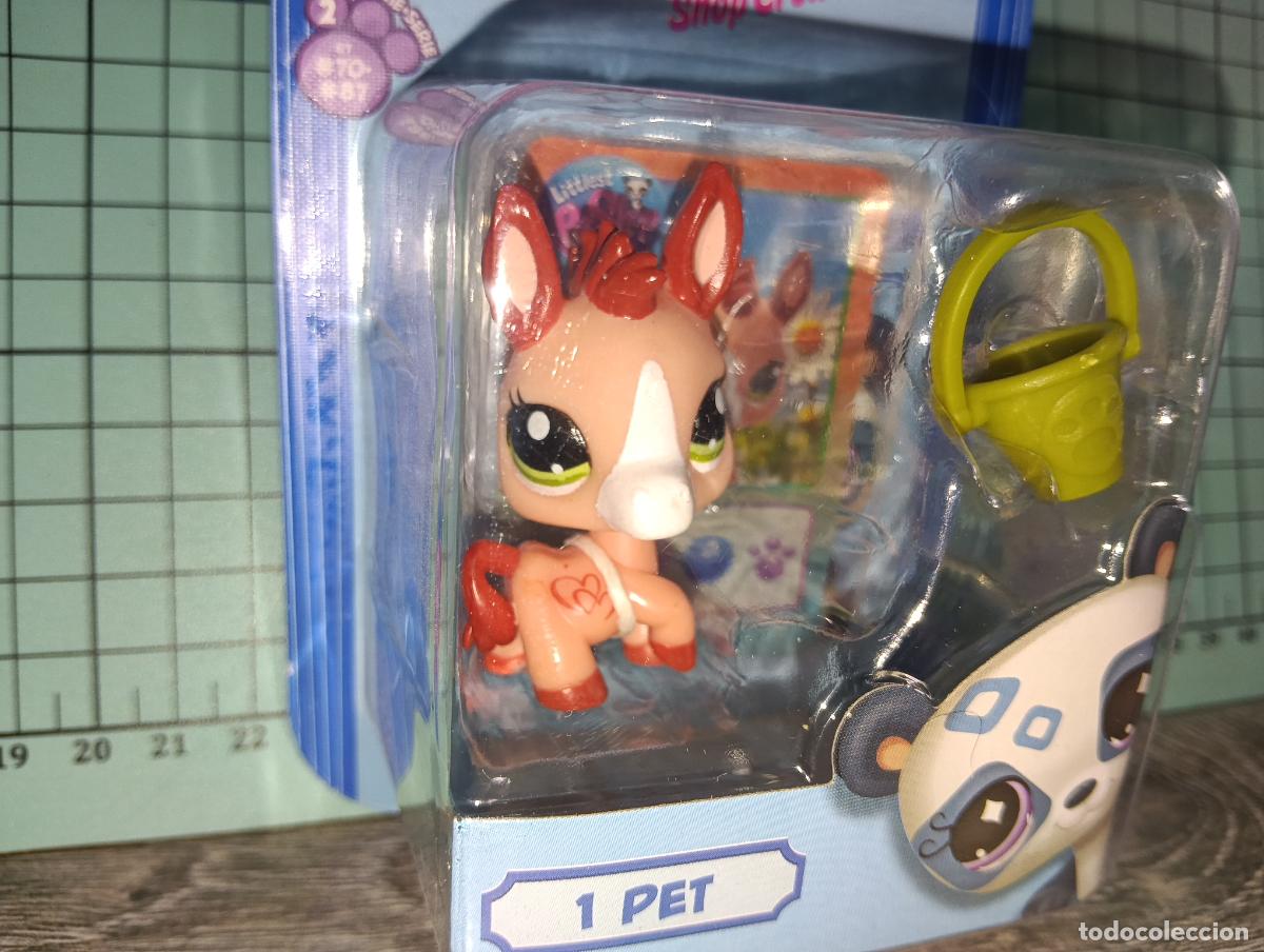 Figuras de Goma y PVC: Mu&ntilde;eco figura Littlest Pet Shop caballo