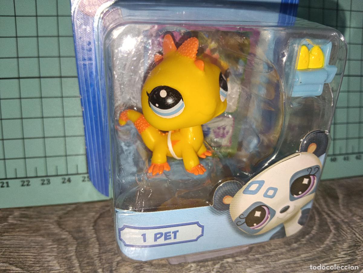 Figuras de Goma y PVC: Mu&ntilde;eco figura Littlest Pet Shop iguana serie 2