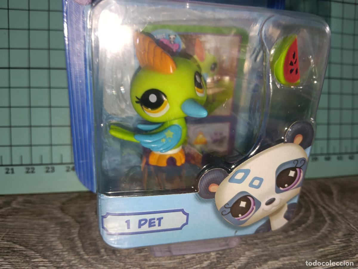 Figuras de Goma y PVC: Mu&ntilde;eco figura Littlest Pet Shop p&aacute;jaro carpintero serie 2