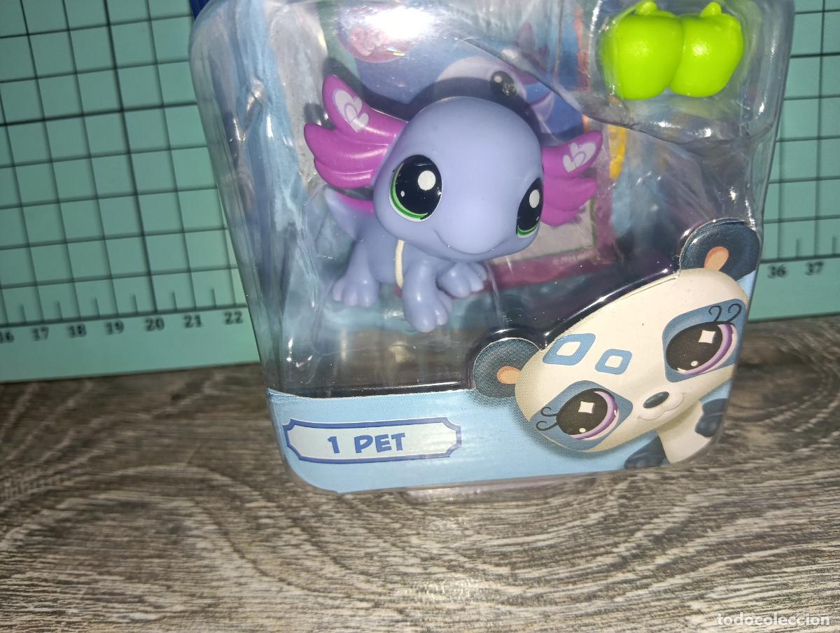 Figuras de Goma y PVC: Mu&ntilde;eco figura Littlest Pet Shop ajolote serie 2