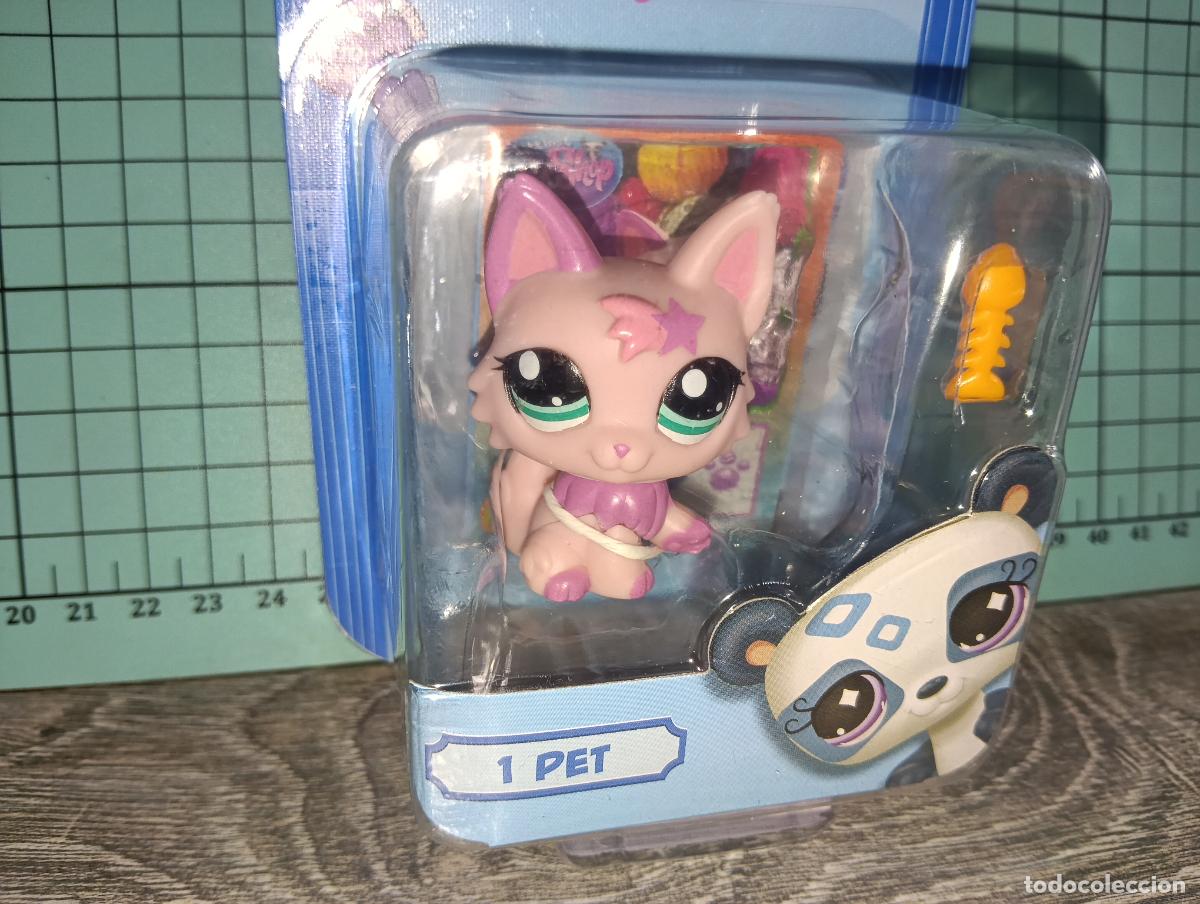 Figuras de Goma y PVC: Mu&ntilde;eco figura Littlest Pet Shop gato serie 2