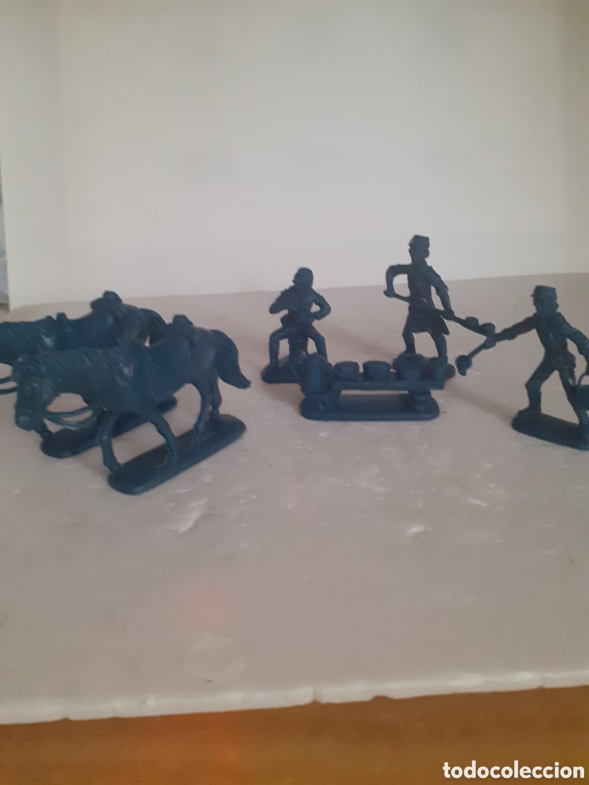 Figuras de Goma y PVC: FIGURAS PLASTICO ATLANTIC CAMPAMENTO YANKEE GRAL CUSTER