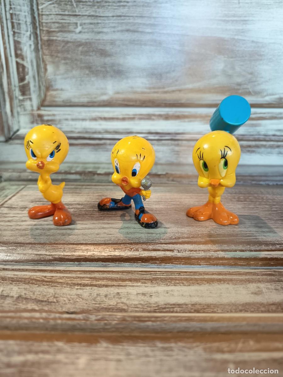 Figuras de Goma y PVC: 3 Figuras de Piol&iacute;n Warner Bros