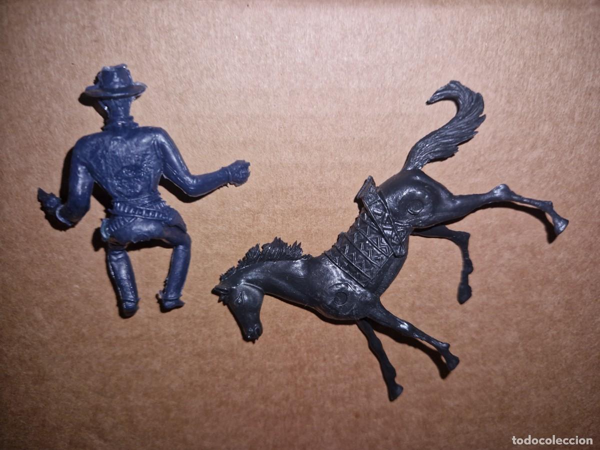 Figuras de goma y PVC: ANTIGUA FIGURA DEL OESTE, COMANSI, - Foto 2