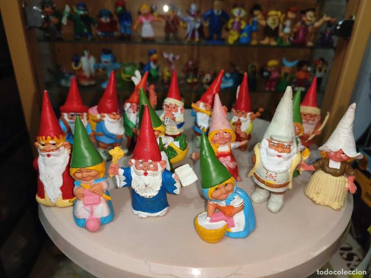 Figuras de Goma y PVC: Lote de 16 figuras goma pvc original vintage a&ntilde;os 80 Star Toys David El Gnomo , Todas diferentes