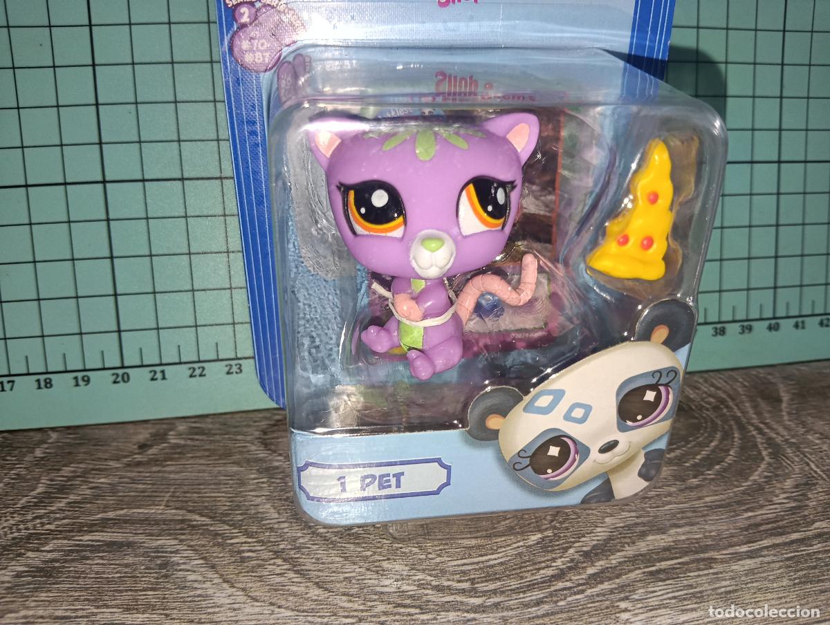 Figuras de Goma y PVC: Figura mu&ntilde;eco Littlest Pet Shop pantera serie 2