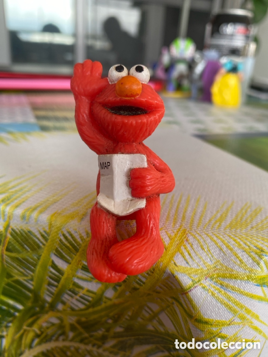 Figuras de Goma y PVC: Figura pvc Elmo Barrio s&eacute;samo