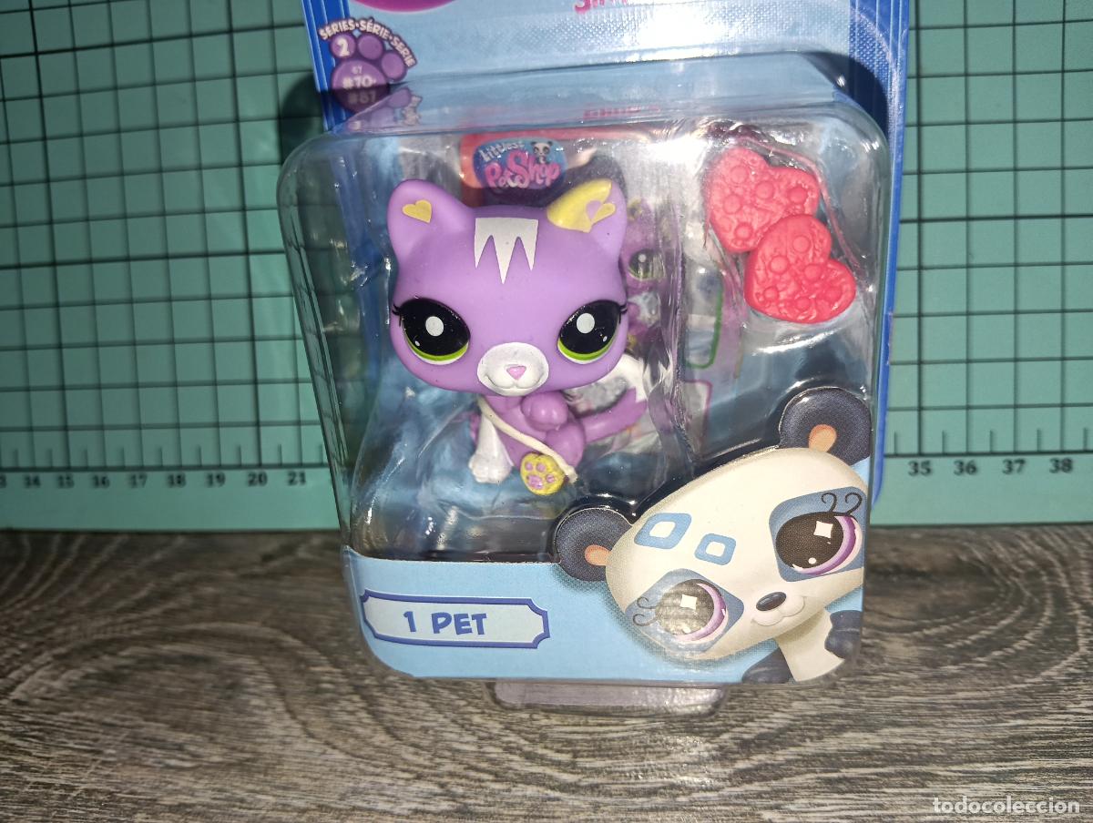 Figuras de Goma y PVC: Figura mu&ntilde;eco Littlest Pet Shop gatito serie 2