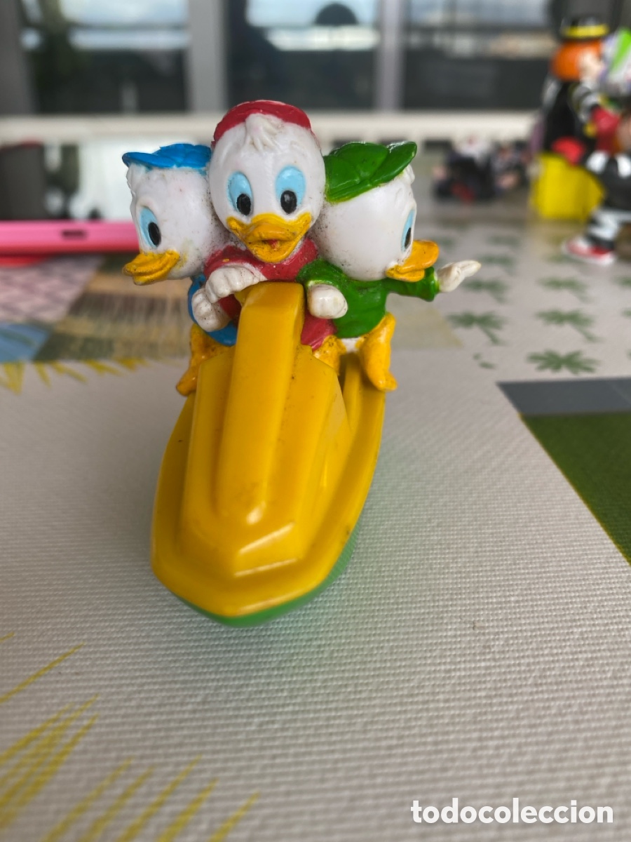 Figuras de Goma y PVC: Figura Hugo, Paco y Luis pato Donalds disney