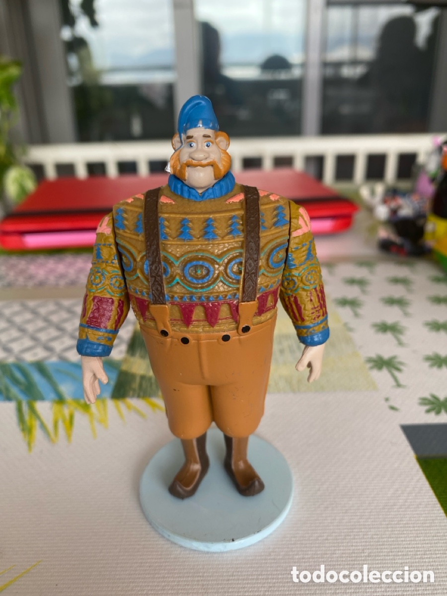 Figuras de Goma y PVC: Figura pl&aacute;stico Oaken Frozen disney brazos articulados