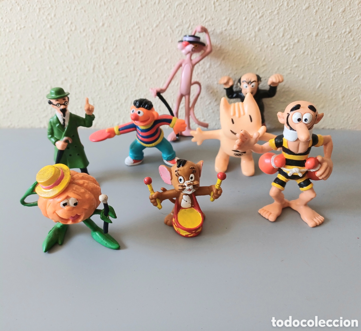 Figuras de Goma y PVC: LOTE FIGURAS GOMA PVC, MORTADELO, RUPERTA, PANTERA ROSA, COBI, EPI...A&Ntilde;OS 80-90