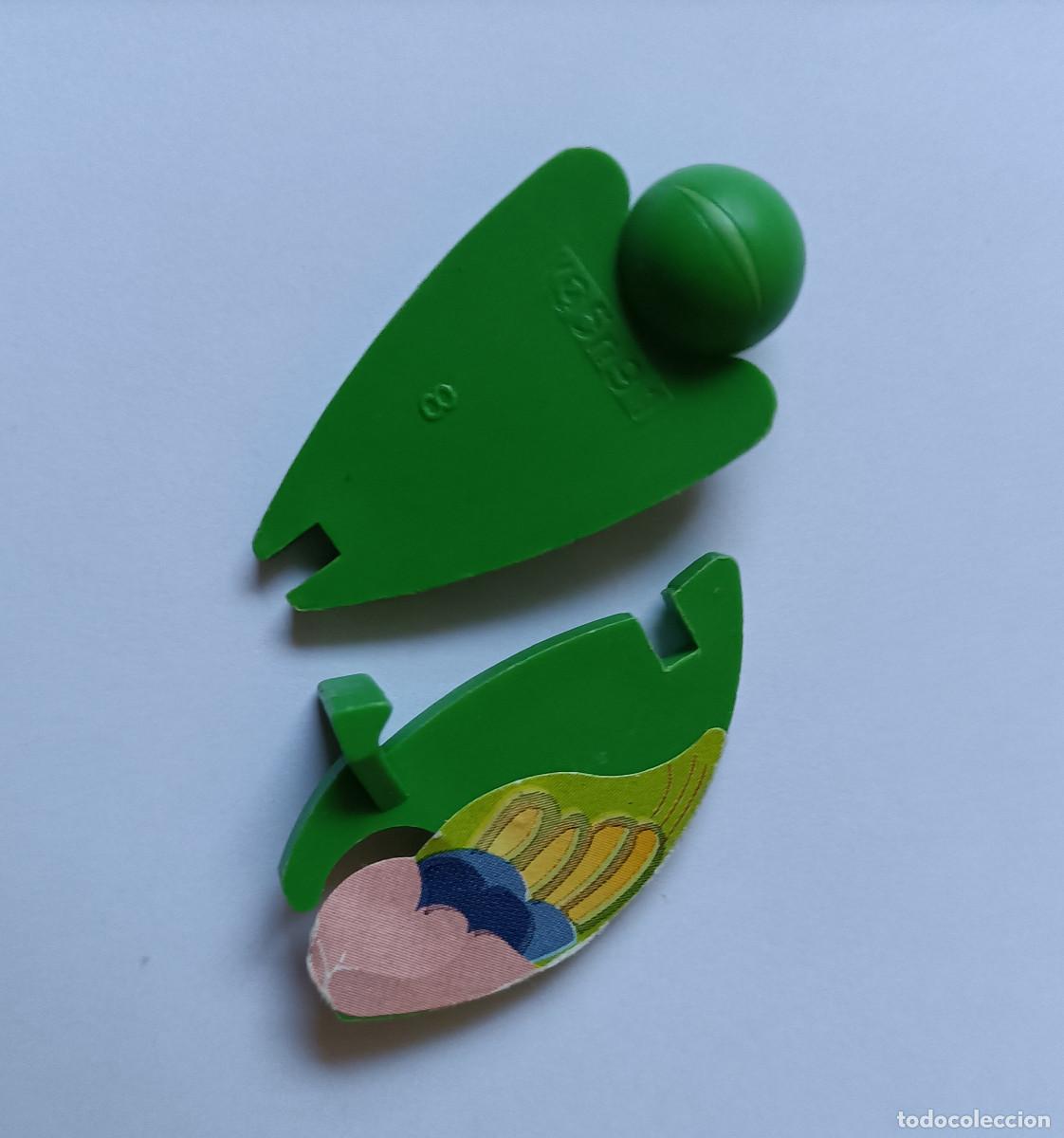Figuras de Goma Kinder: pieza de papagayo equilibrista kinder antiguo montable secundario desmontable ave loro ave exotica