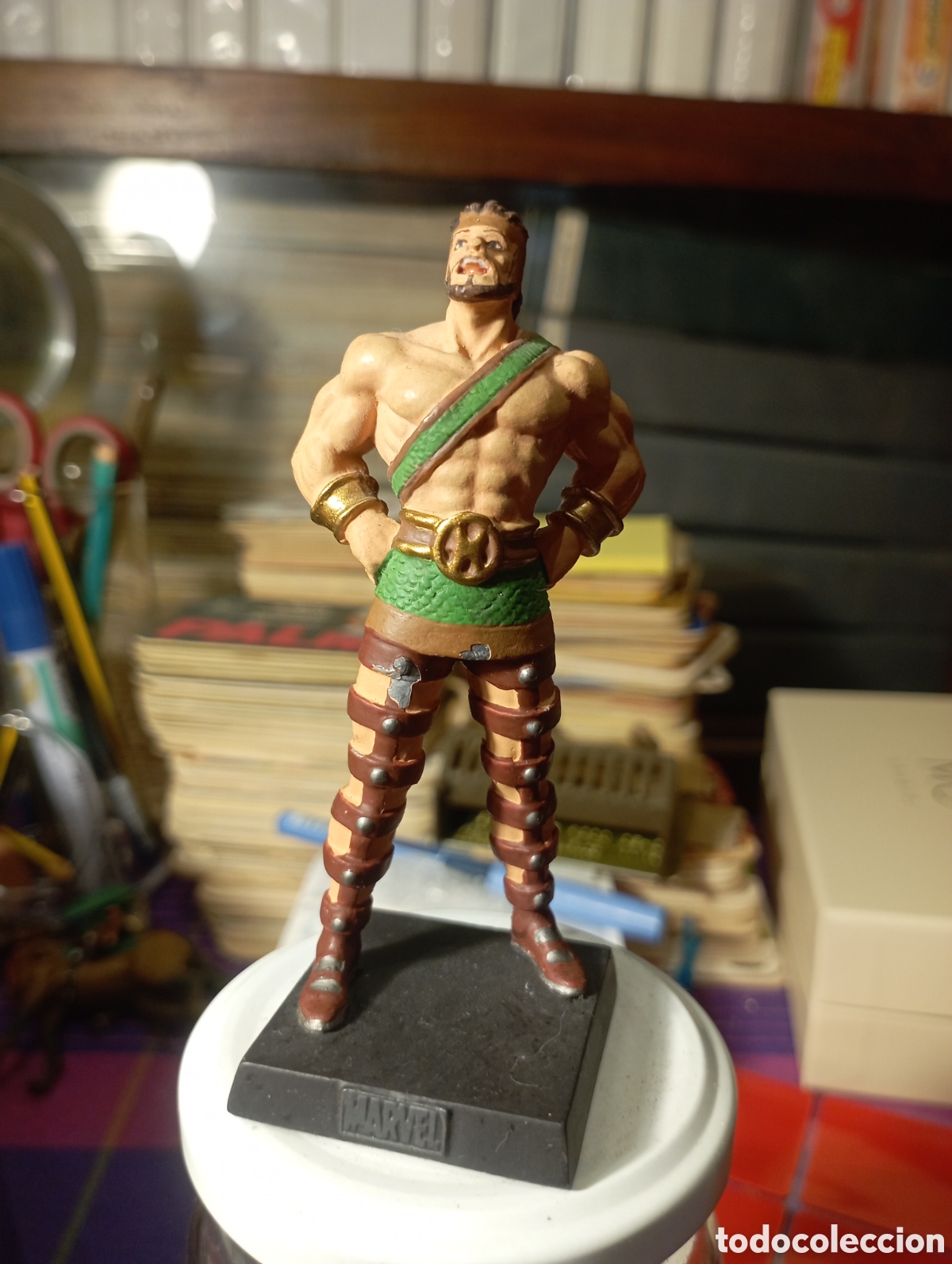 Rubber and PVC Figures: Figura de plomo Marvel. Hercules. Sobre 10 cm