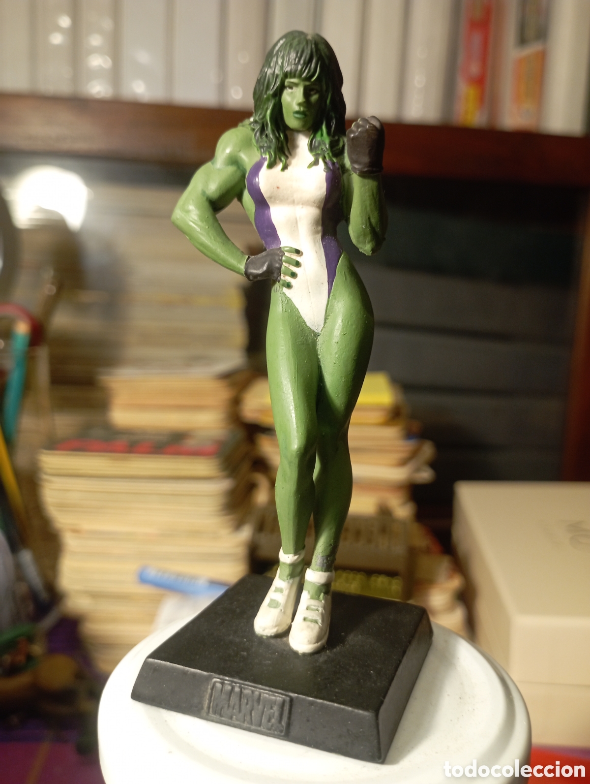 Rubber and PVC Figures: Figura de plomo Marvel. Hulka. Sobre 10 cm