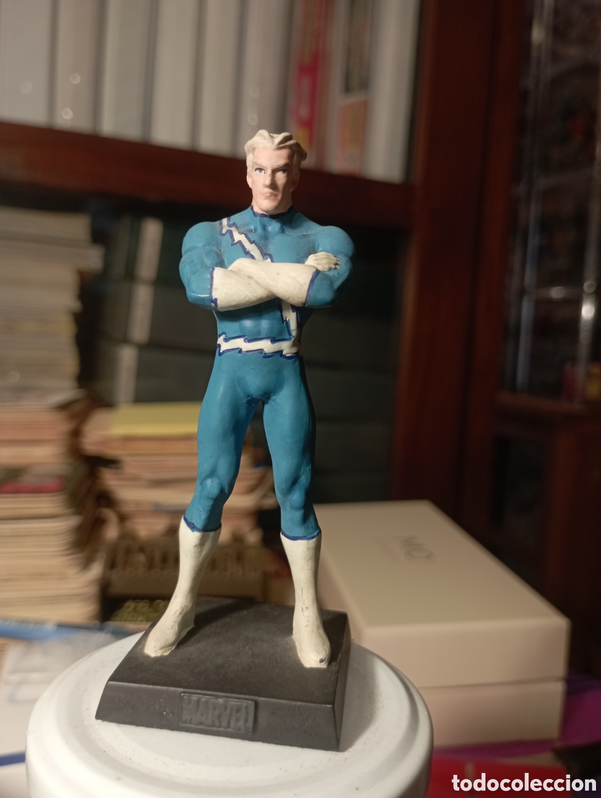 Rubber and PVC Figures: Figura de plomo Marvel. Mercurio. Sobre 10 cm