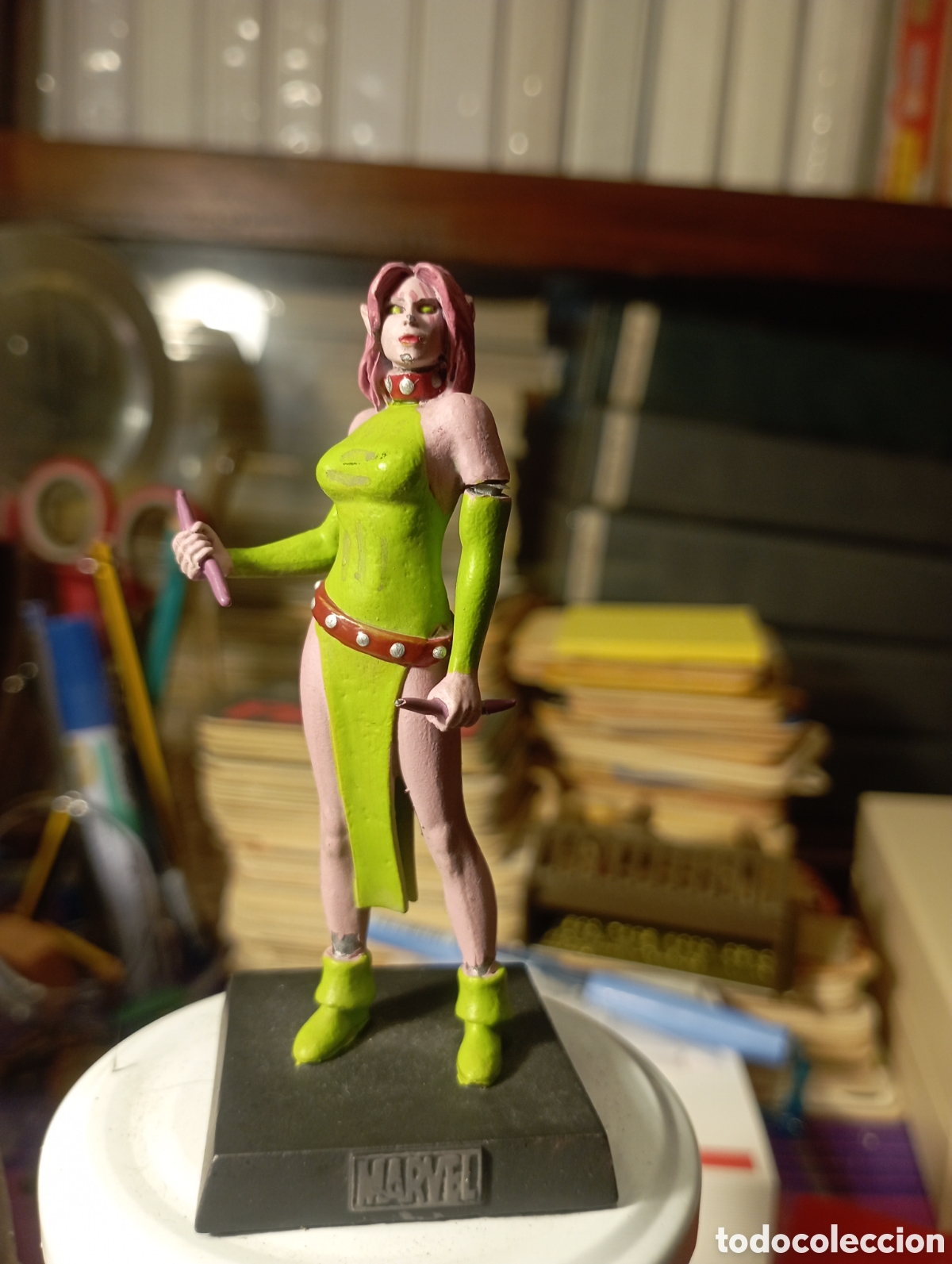 Figuras de Goma y PVC: Figura de plomo Marvel. Blink Sobre 10 cm