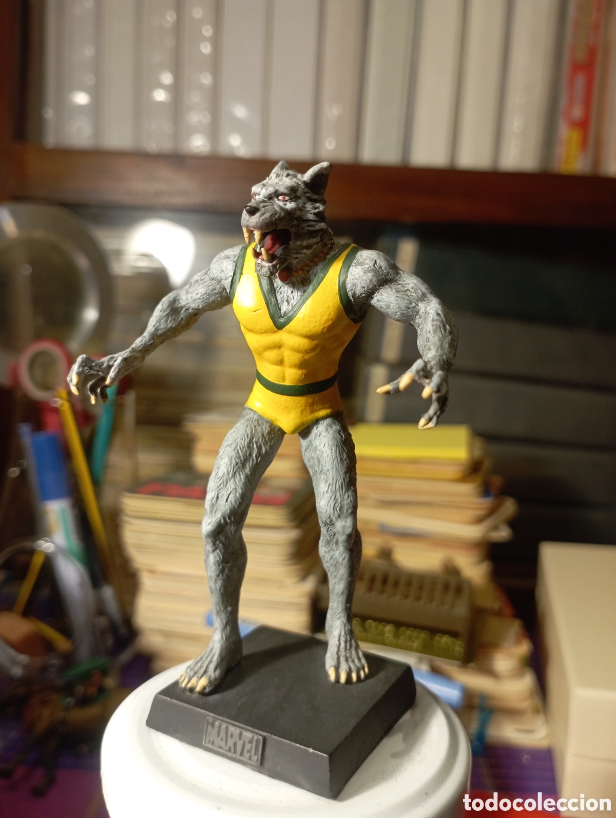 Figuras de Goma y PVC: Figura de plomo Marvel. Hombre lobo. Sobre 10 cm