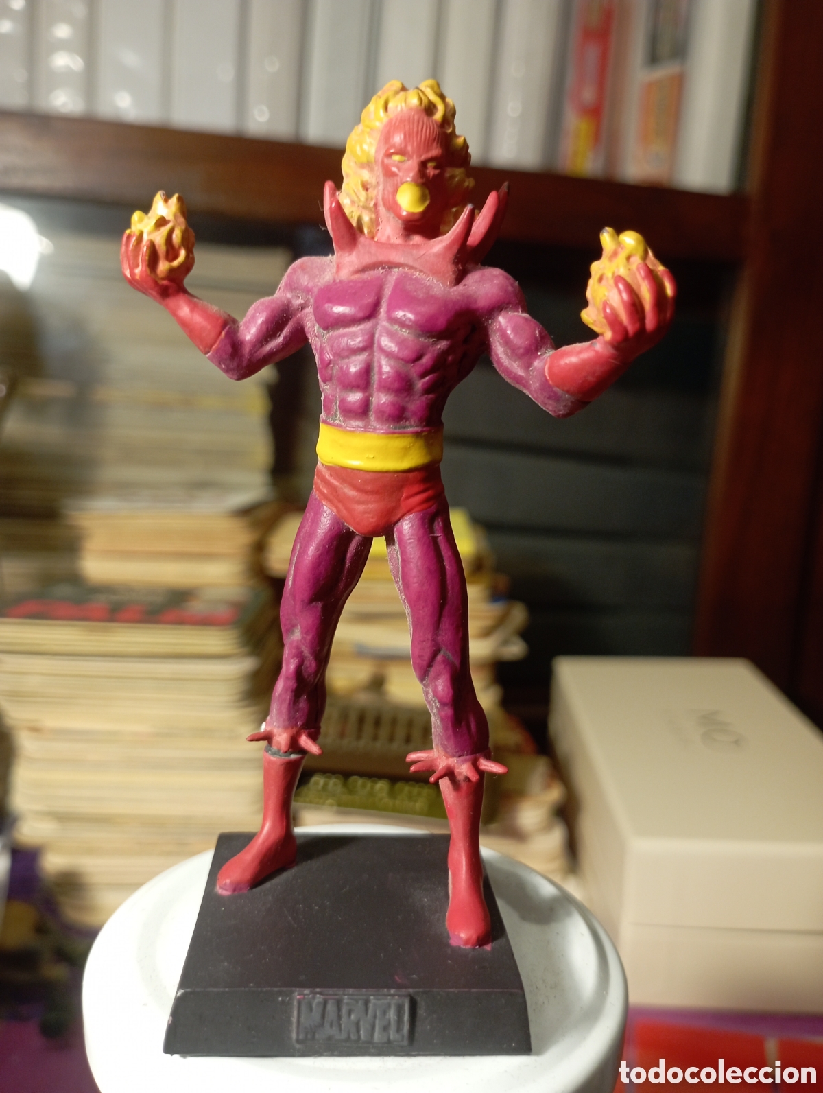 Figuras de Goma y PVC: Figura de plomo Marvel. Dormammu. Sobre 10 cm