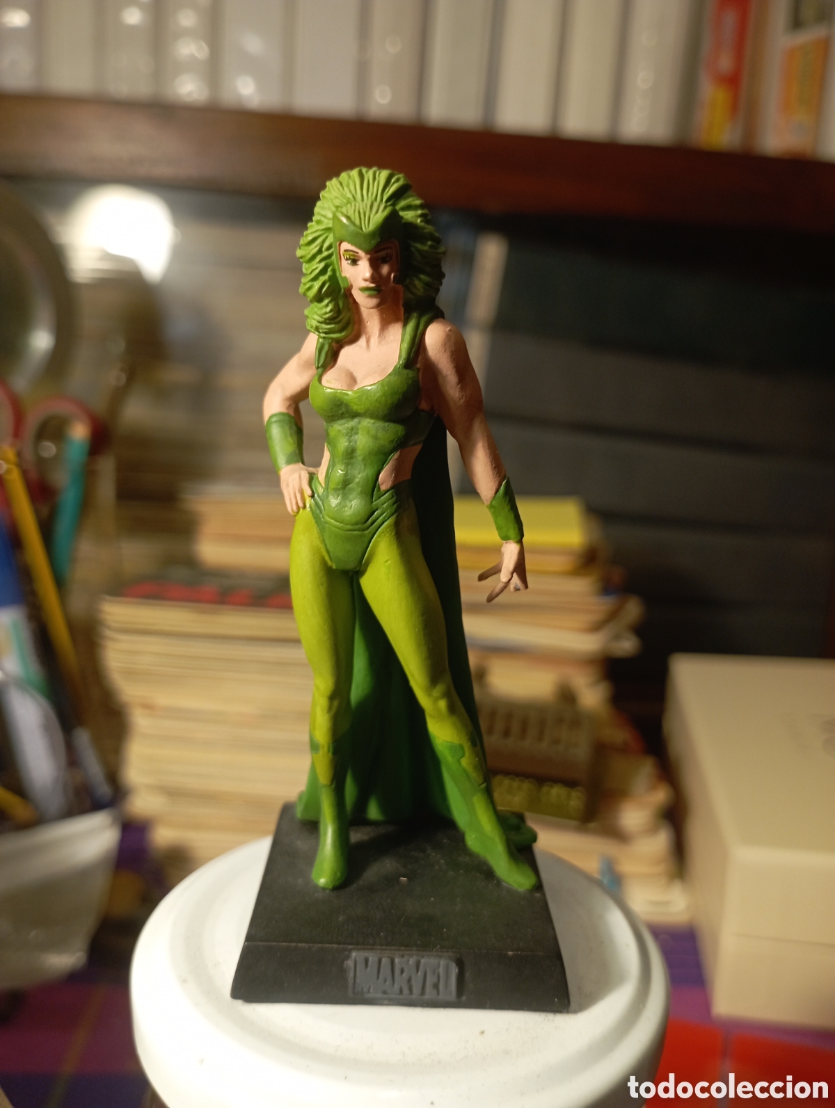Figuras de Goma y PVC: Figura de plomo Marvel. Polaris. Sobre 10 cm