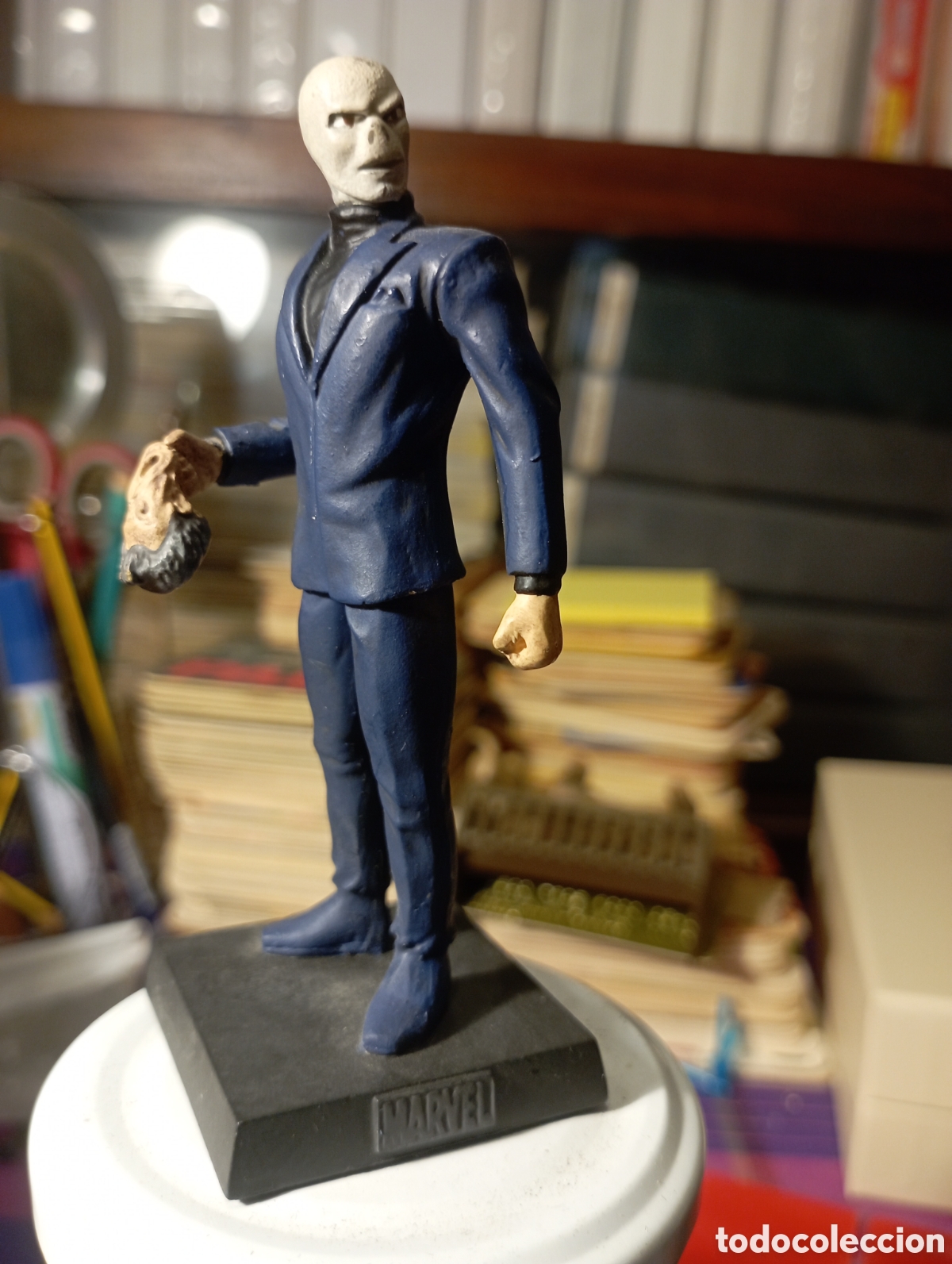 Figuras de Goma y PVC: Figura de plomo Marvel. El Camale&oacute;n. Sobre 10 cm