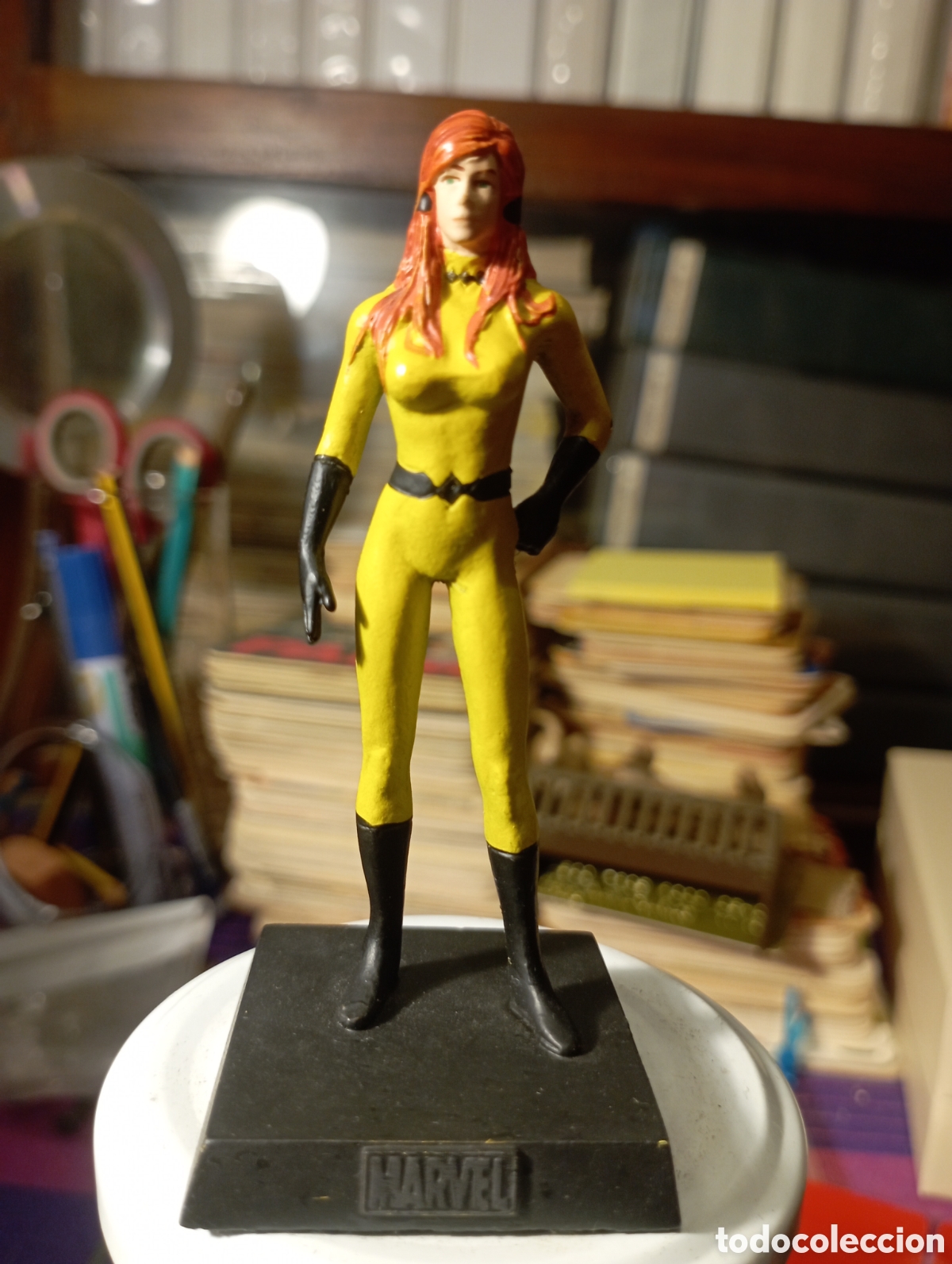 Figuras de Goma y PVC: Figura de plomo Marvel. Crystal, Sobre 10 cm