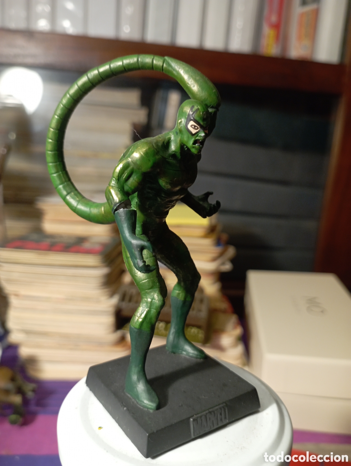 Figuras de Goma y PVC: Figura de plomo Marvel. Escorpi&oacute;n, Sobre 10 cm