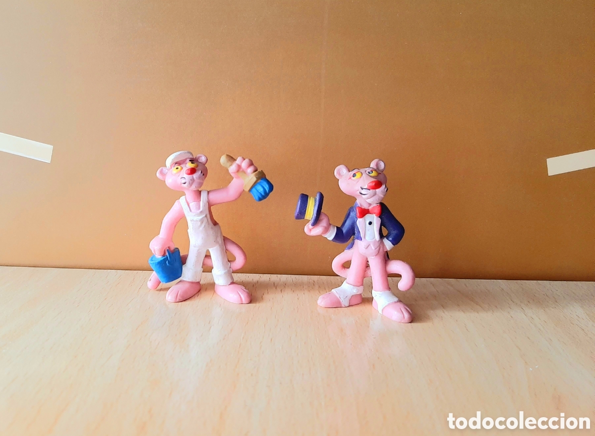 Figuras de Borracha e PVC: Figuras Pantera Rosa - Bully 1983 West Germany