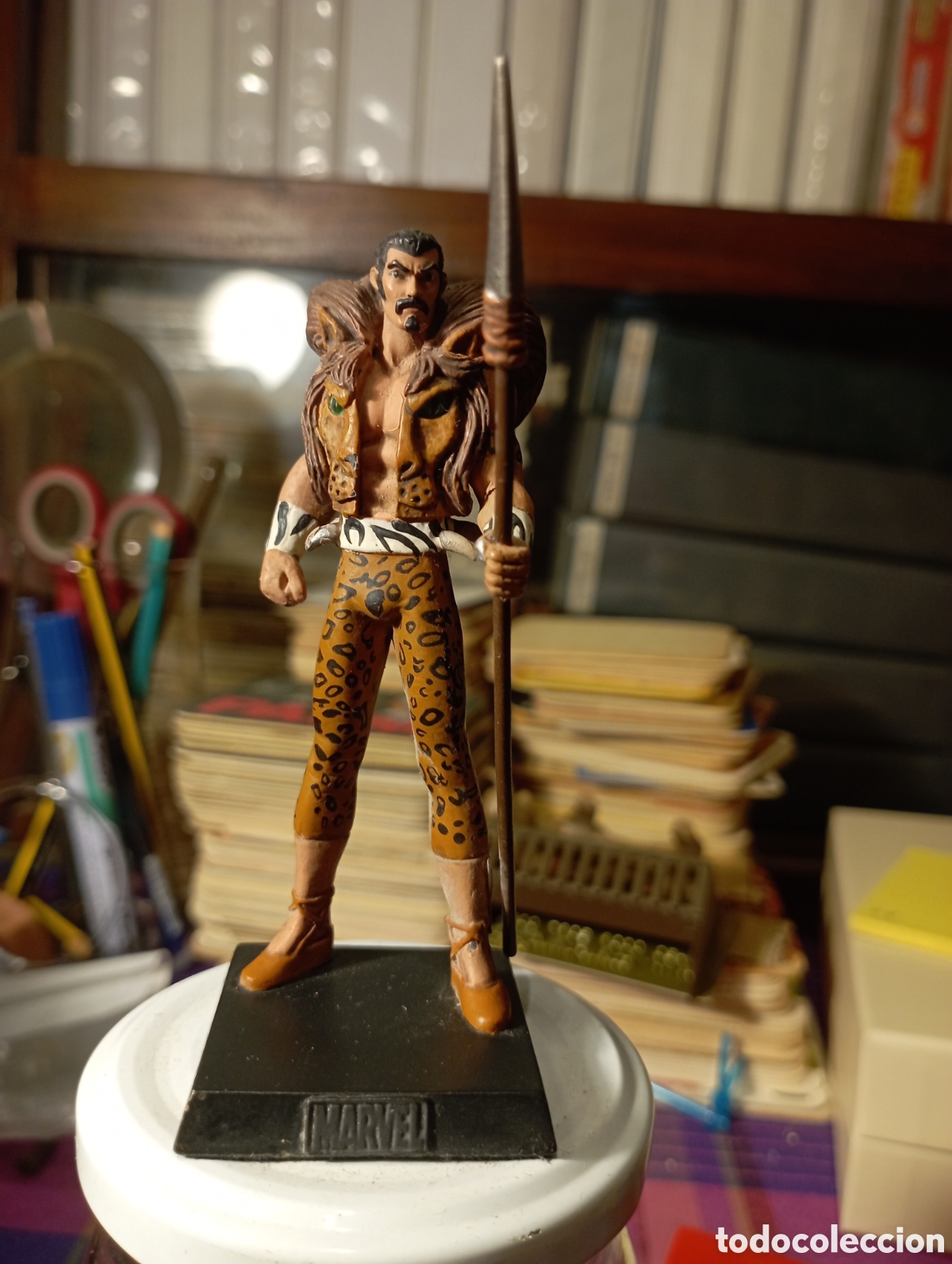 Gummi- und PVC-Figuren: Figura de plomo Marvel. Kraven, Sobre 10 cm