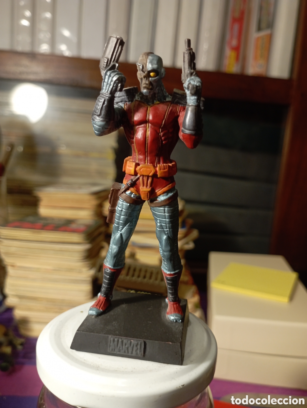 Gummi- und PVC-Figuren: Figura de plomo Marvel. Deathlok, Sobre 10 cm