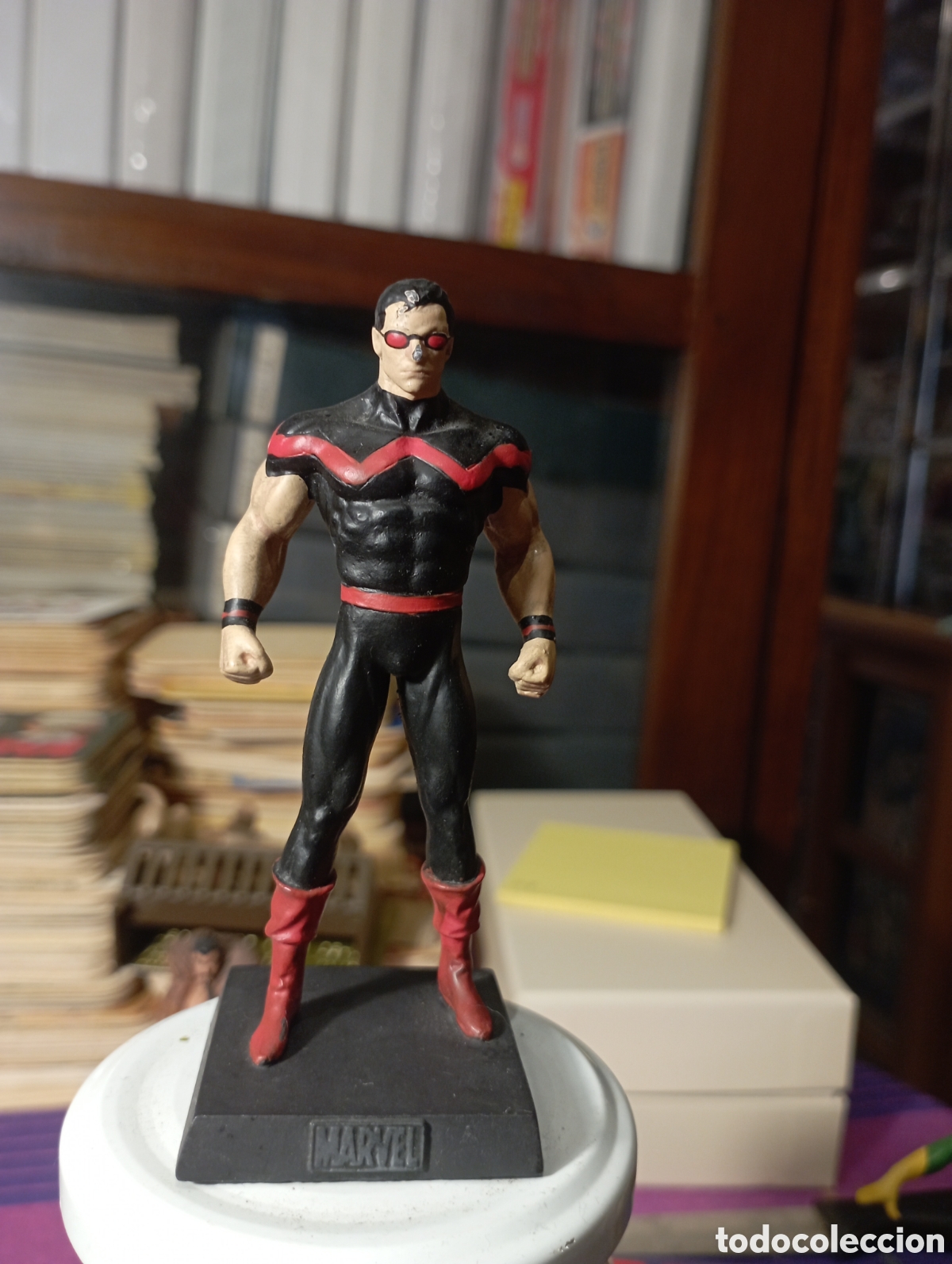 Figuras de Goma y PVC: Figura de plomo Marvel. Wonder man, Sobre 10 cm