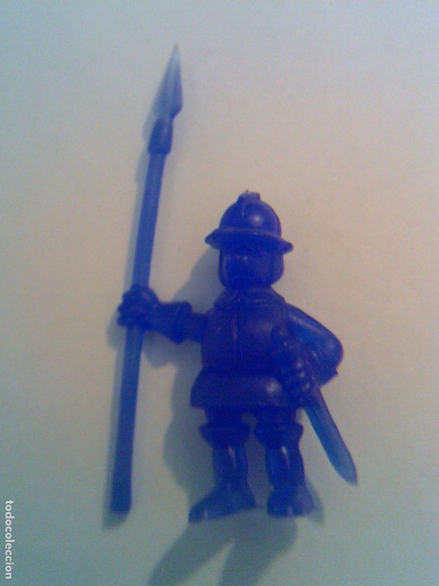 Rubber and PVC Figures: Dartacan y los tres Mosqueperros Phoskitos a&ntilde;os 80 Dunkin Soldado con lanza