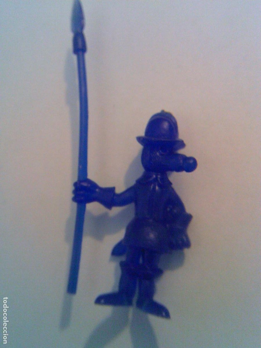 Rubber and PVC Figures: Dartacan y los tres Mosqueperros Phoskitos a&ntilde;os 80 Dunkin Soldado con lanza