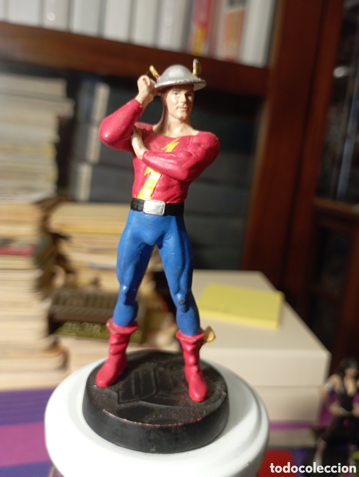 Rubber and PVC Figures: Figura de plomo DC. Flash, Jay Garrick, Sobre 10 cm