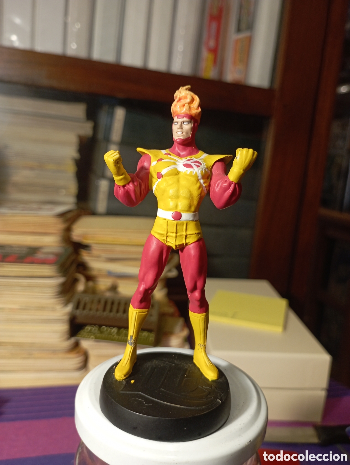 Rubber and PVC Figures: Figura de plomo DC. Fierstorm, Sobre 10 cm