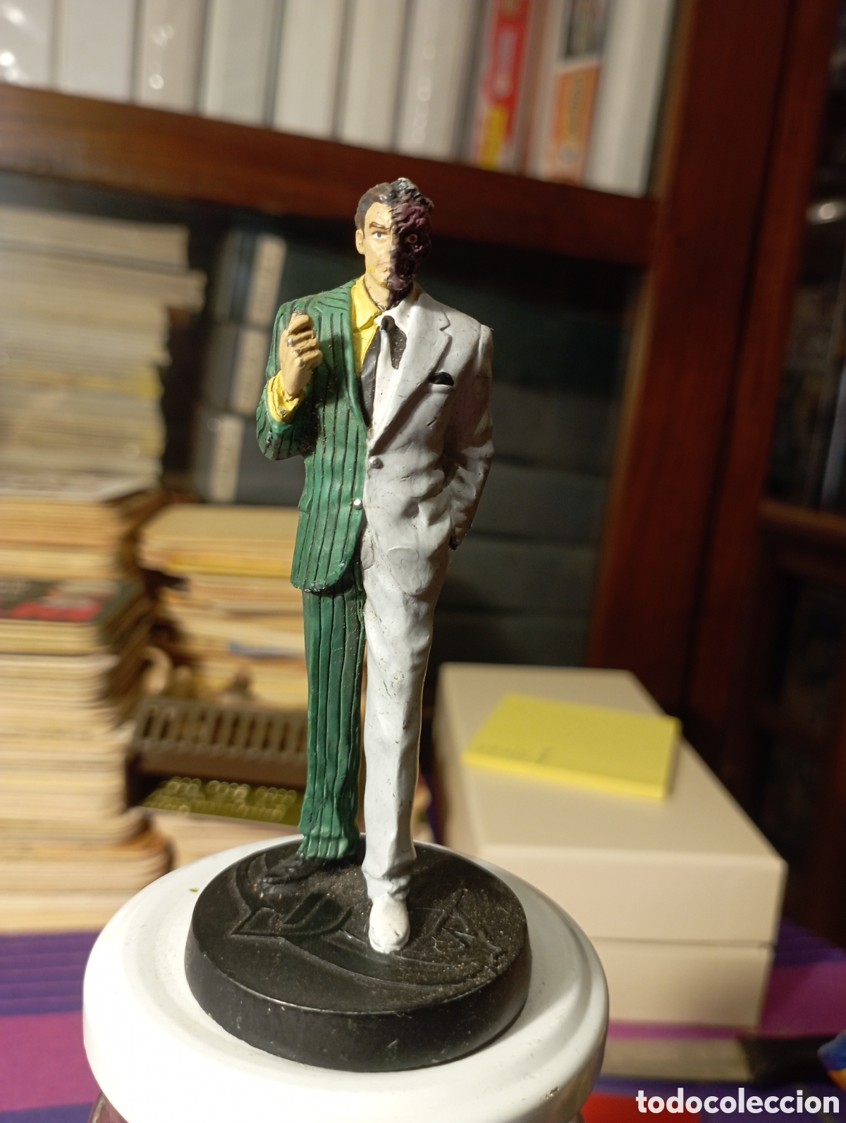 Rubber and PVC Figures: Figura de plomo DC. Dos caras, Sobre 10 cm