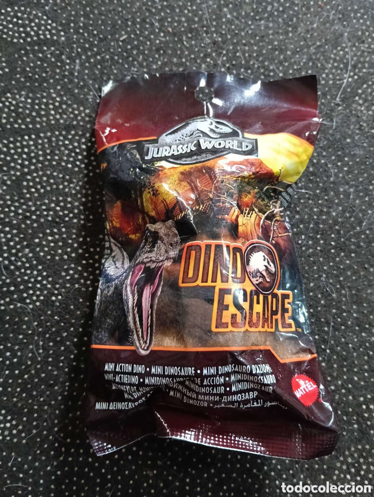 Figuras de Goma y PVC: 1 Sobre sorpresa de Jurassic World Mini Dinosaurios Mattel