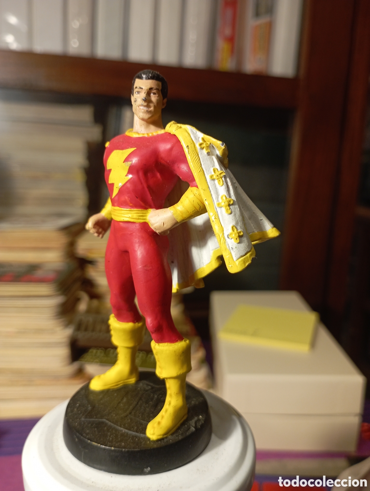Figuras de Goma y PVC: Figura de plomo DC. Shazan, Sobre 10 cm