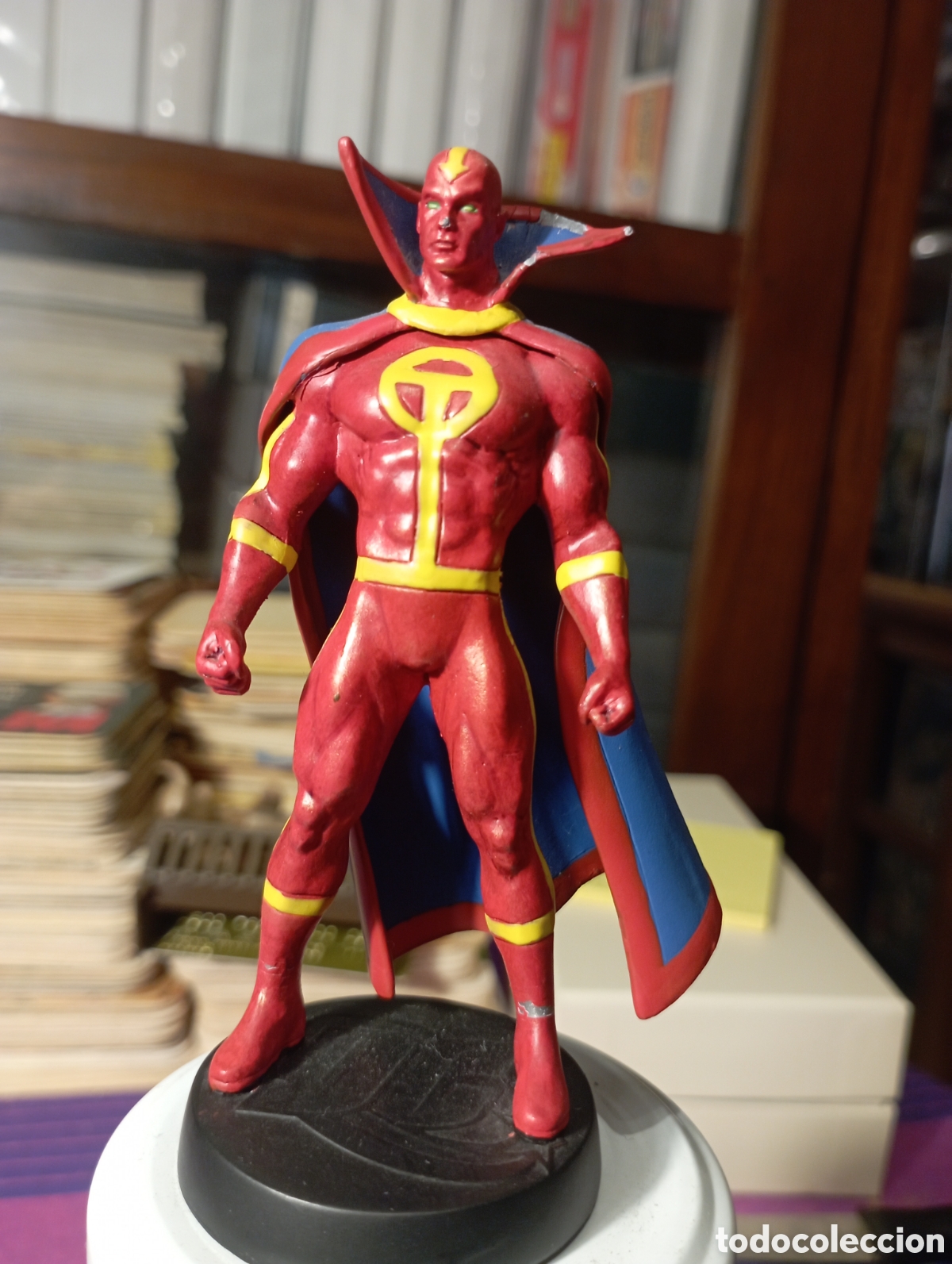 Figuras de Goma y PVC: Figura de plomo DC. Tornado Rojo, Sobre 10 cm