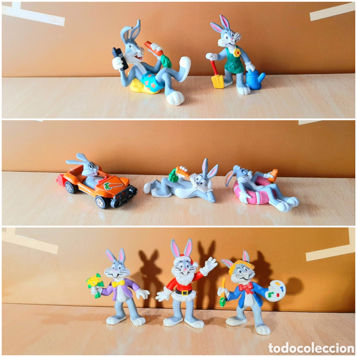 Figuras de Goma y PVC: Figuras de Bugs Bunny Bully 1983 West Germany precio unidad
