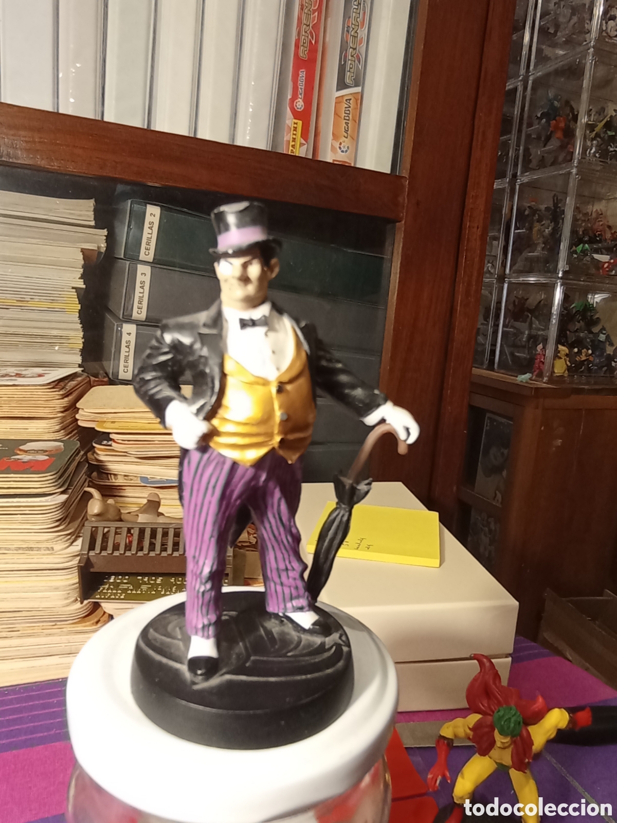 Figuras de Goma y PVC: Figura de plomo DC. El Ping&uacute;ino, Sobre 10 cm